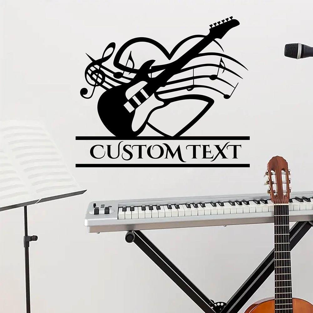 Home Decor Wallpaper - 1 szt. DIY Gitara z Własnym