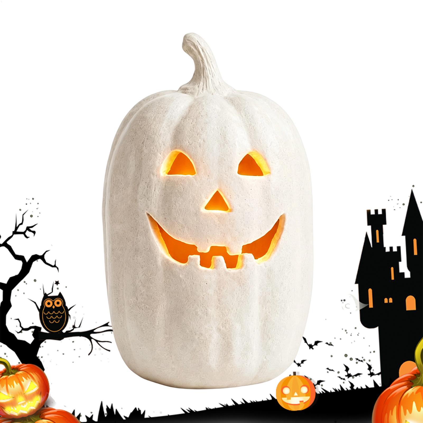 Home Decor Halloween - Straszne lampiony dyniowe, ręcznie robione lampiony
