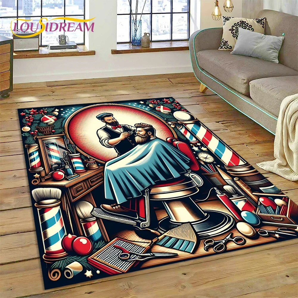 Home Decor Games Online Free - Modny dywan z logo salonu fryzjerskiego