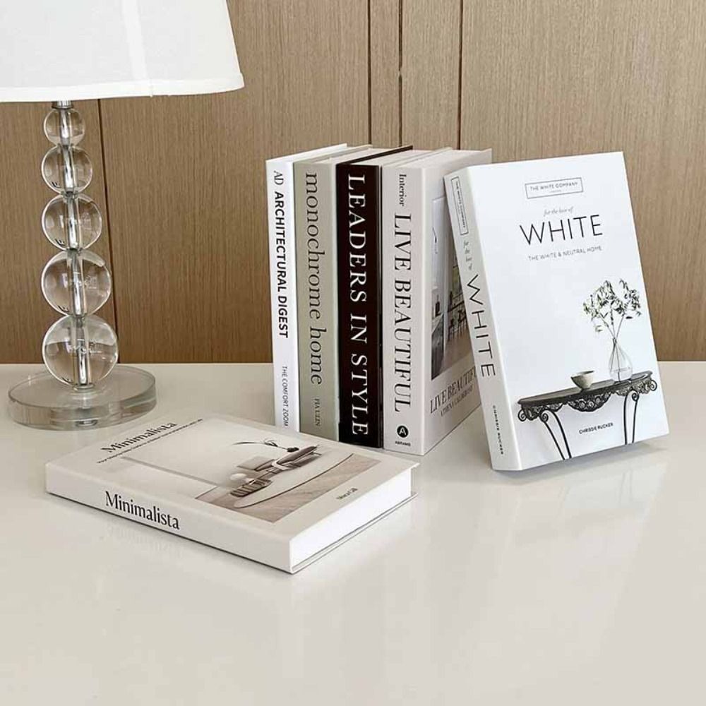 Home Decor Catalog - Proste fałszywe książki Ozdoba Sypialnia Moda