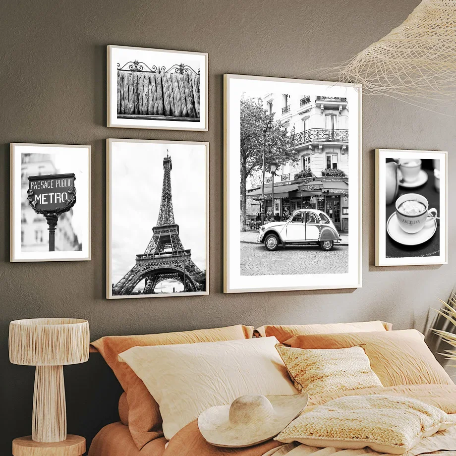 Czarno-biały Paryż Ręcznik Kaw – Home Decor Store recenzja i cena