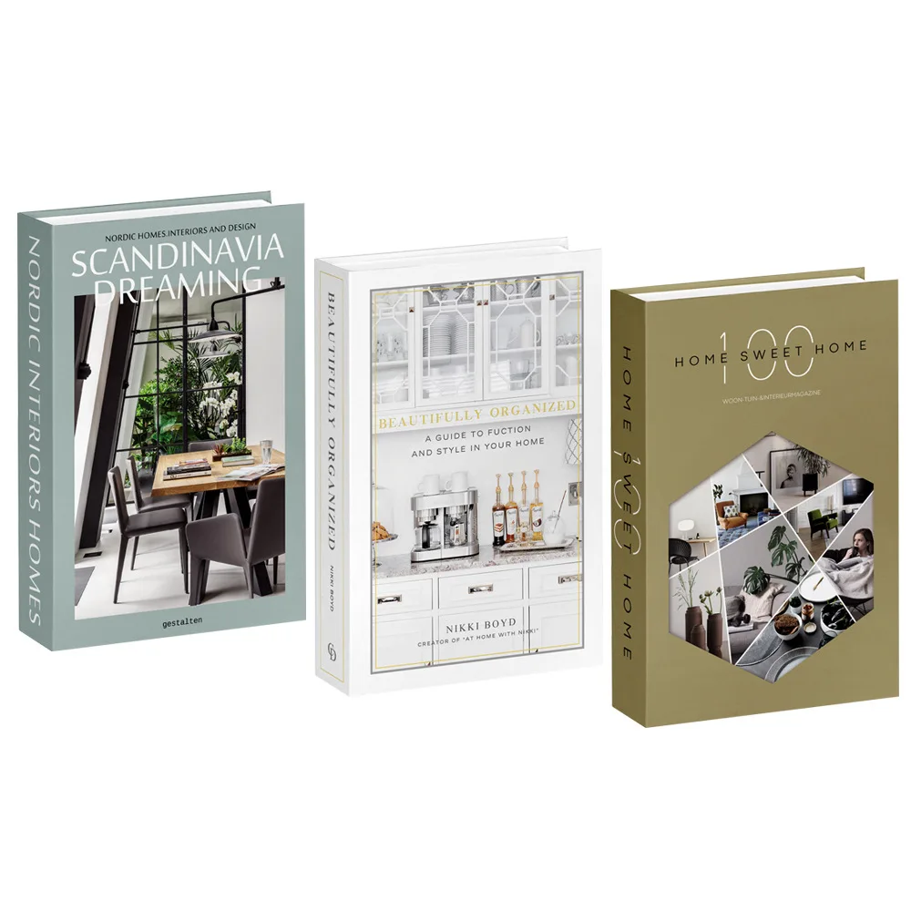 3 szt./zestaw Imitacje książek – Home Decor Catalog recenzja i cena