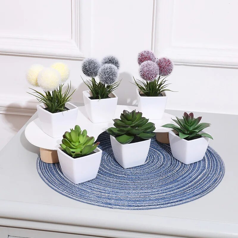 1 ZESTAW (6 szt.) Mini sztuczn – Home Decor Store recenzja i cena