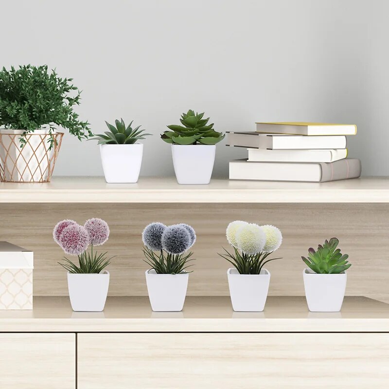 1 ZESTAW (6 szt.) Mini sztuczn – Home Decor Store recenzja i cena