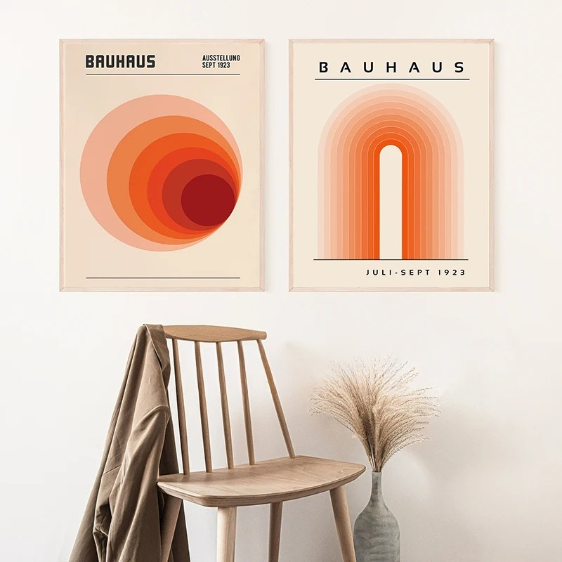Plakaty wystawowe z pomarańczo – Home Decor Orange recenzja i cena