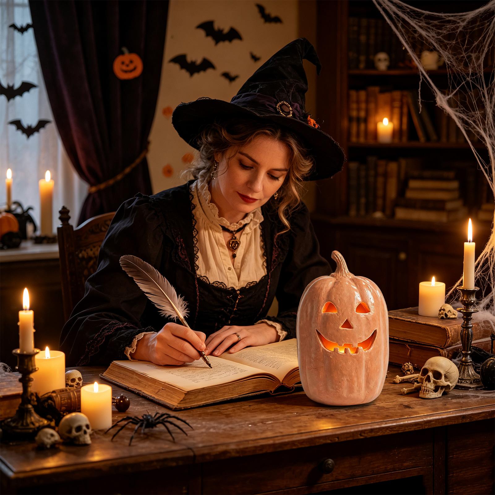 Straszne lampiony dyniowe, ręc – Home Decor Halloween recenzja i cena