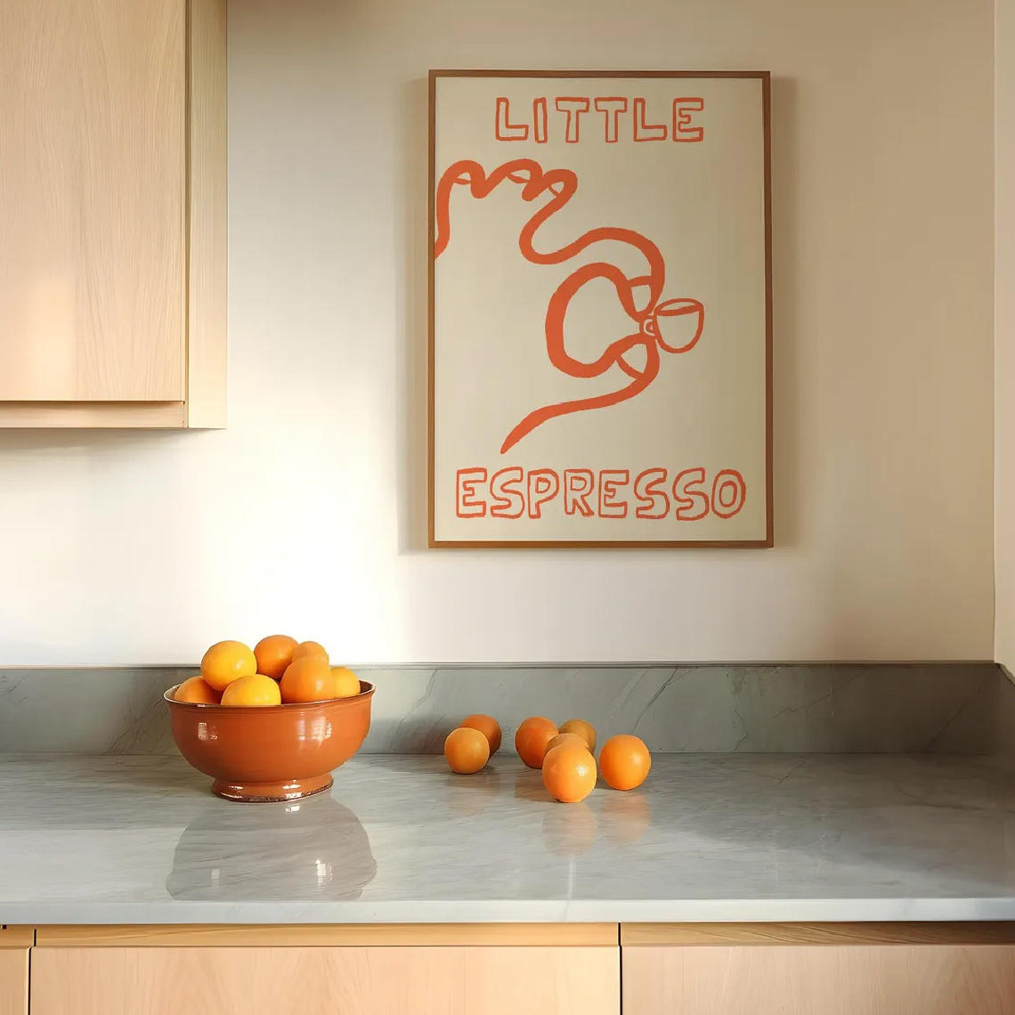 1/3 szt. Plakat na płótnie z w – Home Decor Orange recenzja i cena