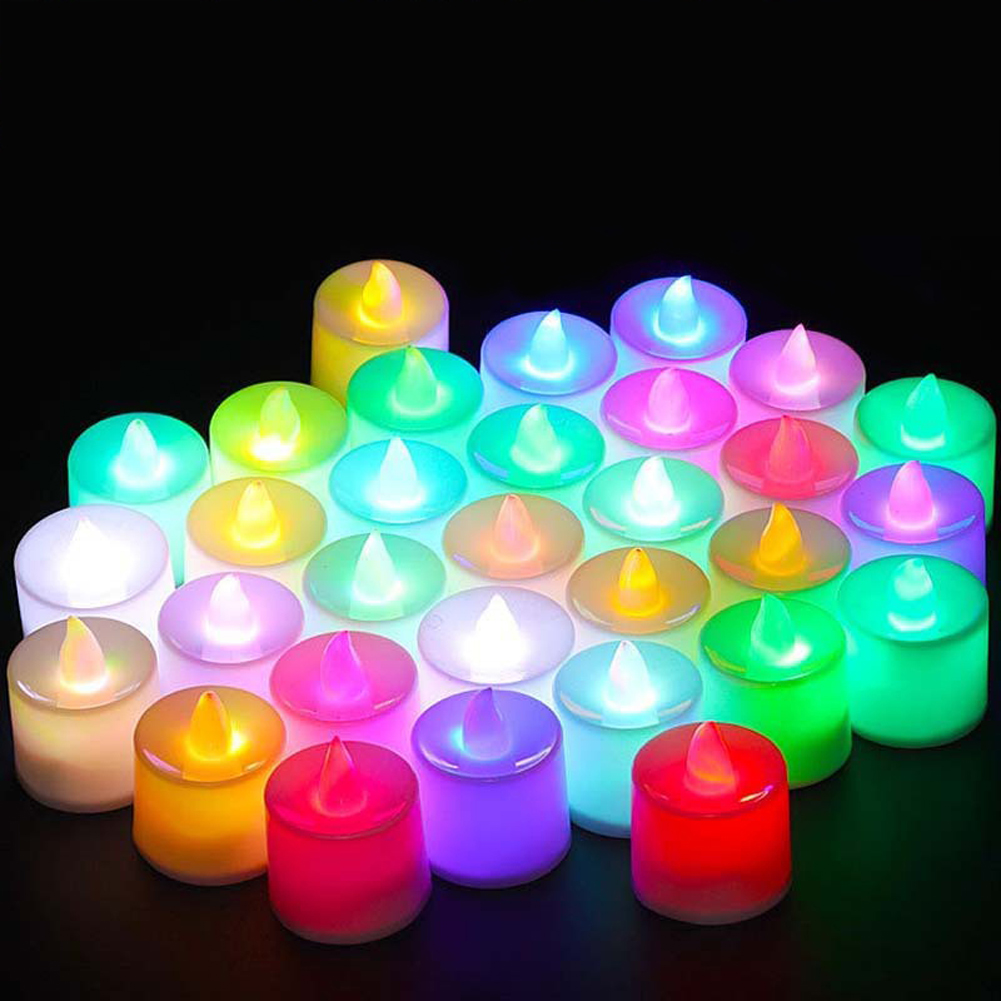 12 szt. Mini Świeczki LED, Bez – Home Decor White recenzja i cena
