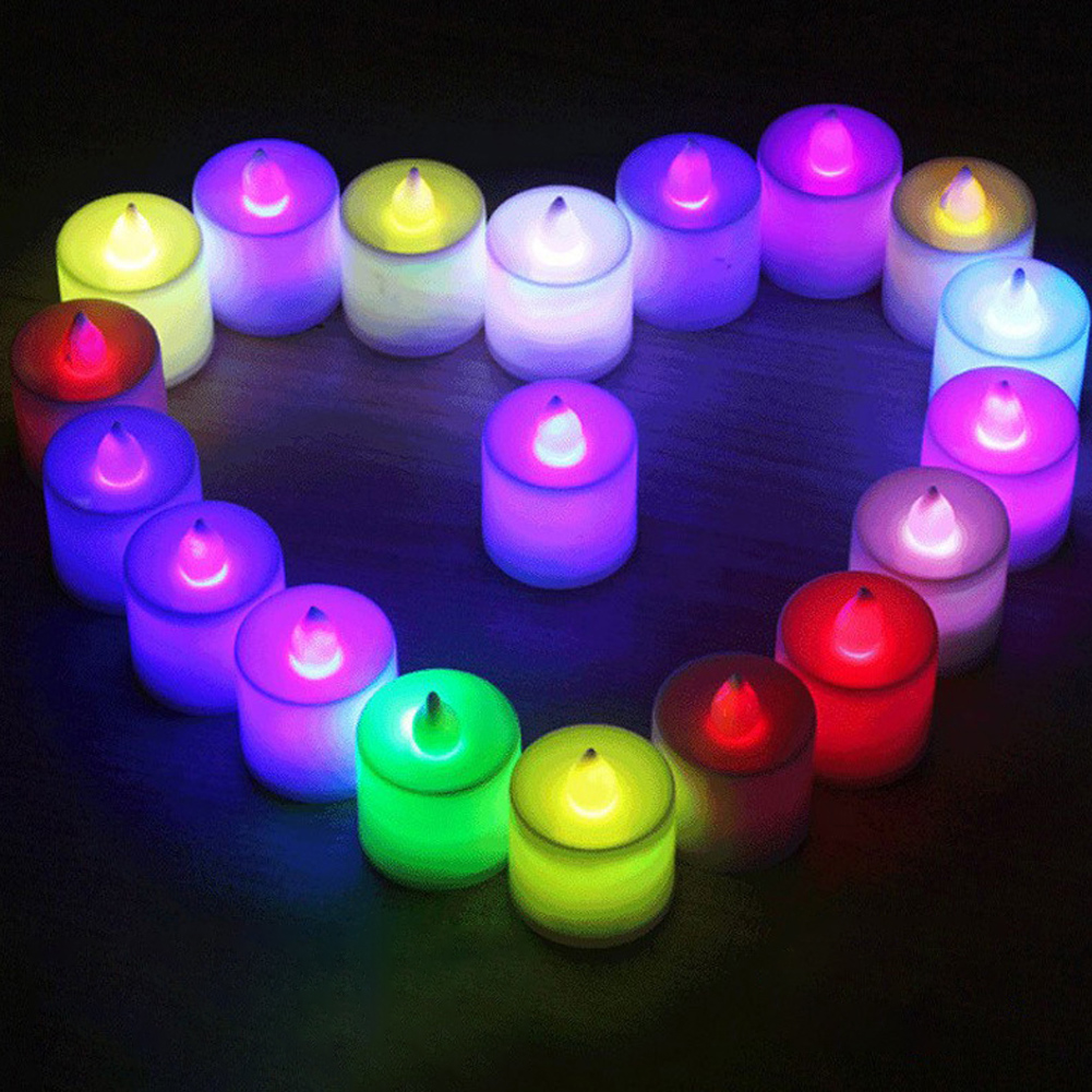 12 szt. Mini Świeczki LED, Bez – Home Decor White recenzja i cena