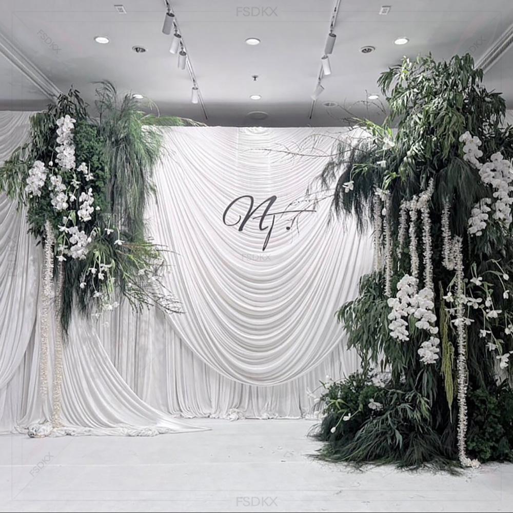 Tania biała tkanina z jedwabiu – Home Decor White recenzja i cena