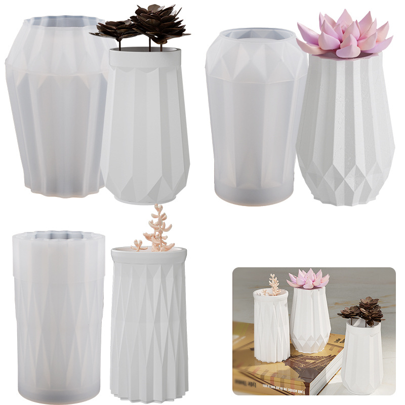 Okrągły diamentowy wazon silik – Home Decor Store recenzja i cena