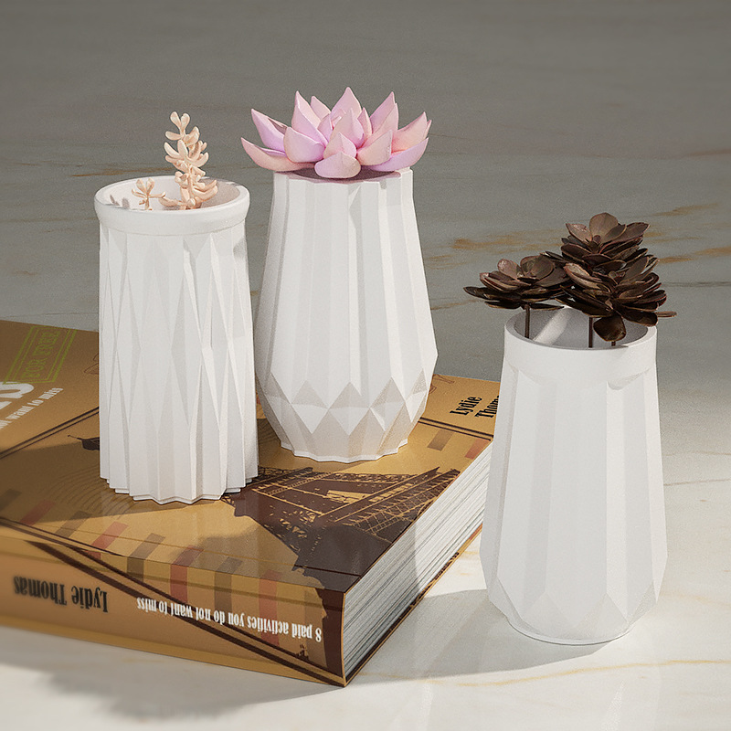 Okrągły diamentowy wazon silik – Home Decor Store recenzja i cena