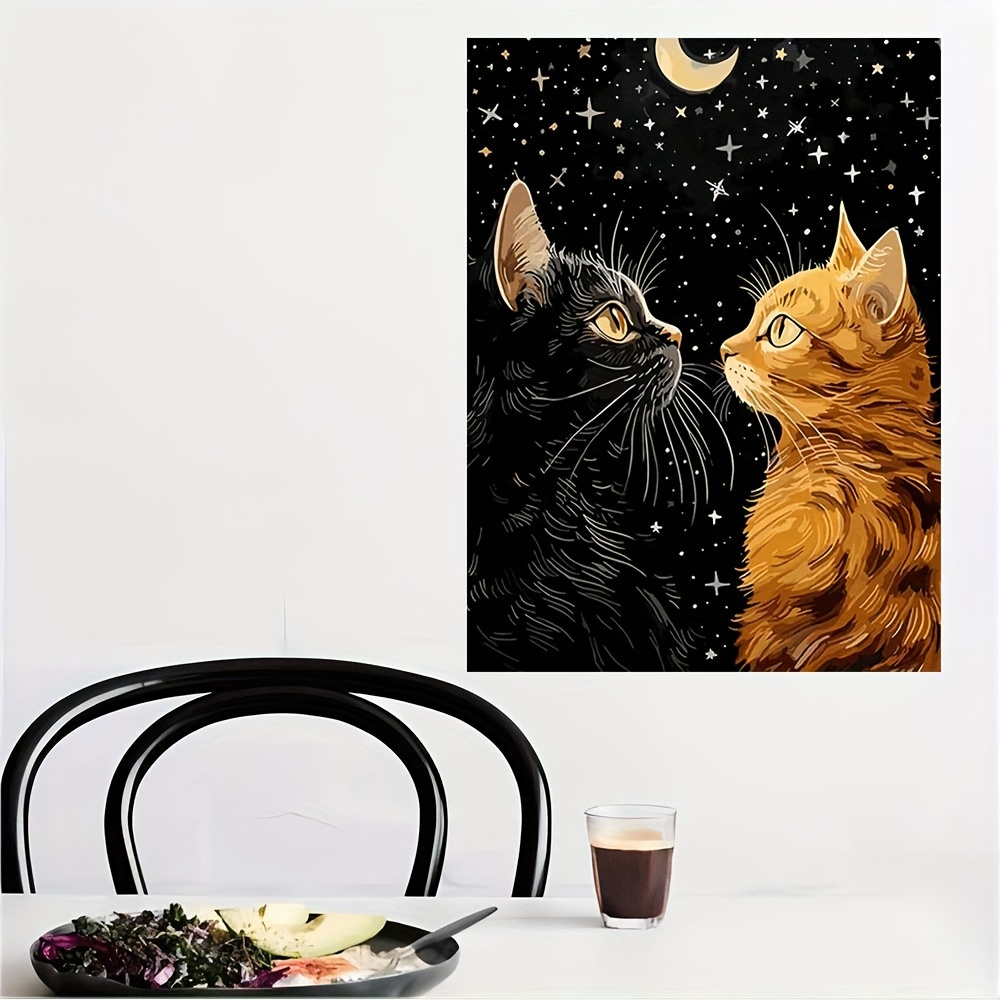 Żywy Czarny Kot i Pomarańczowy – Home Decor Orange recenzja i cena