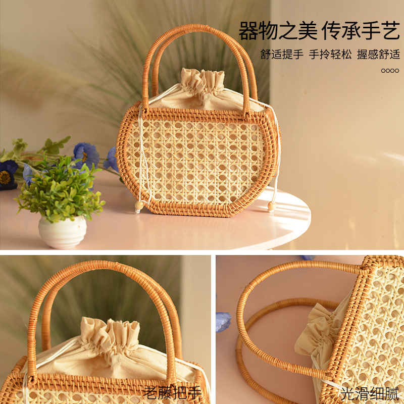 Casual Hollow Rattan Basket Ba – Home Decor Rattan recenzja i cena