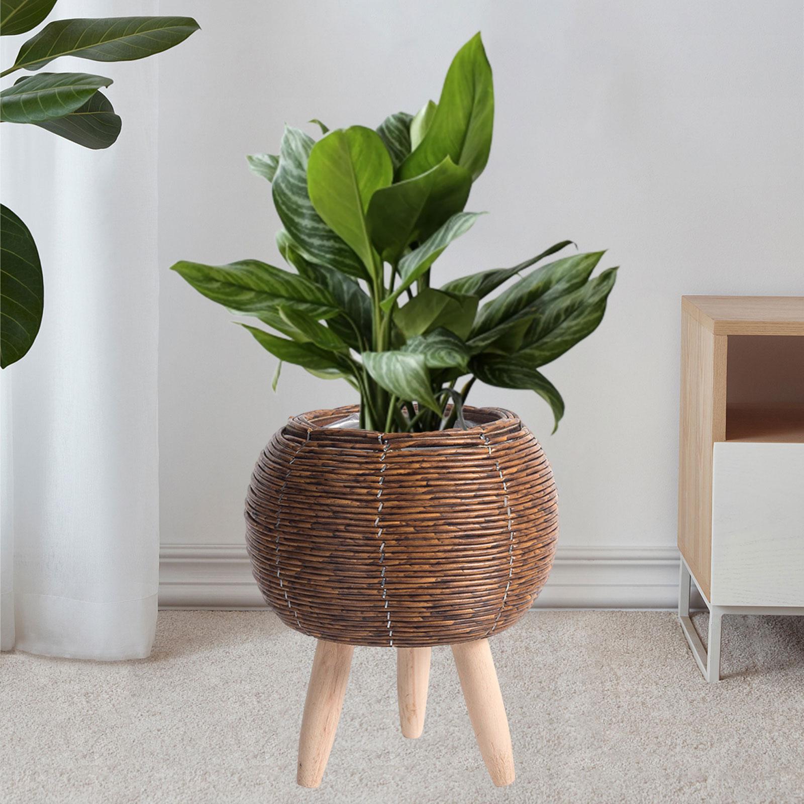 Tkany kosz z podstawką, organi – Home Decor Rattan recenzja i cena