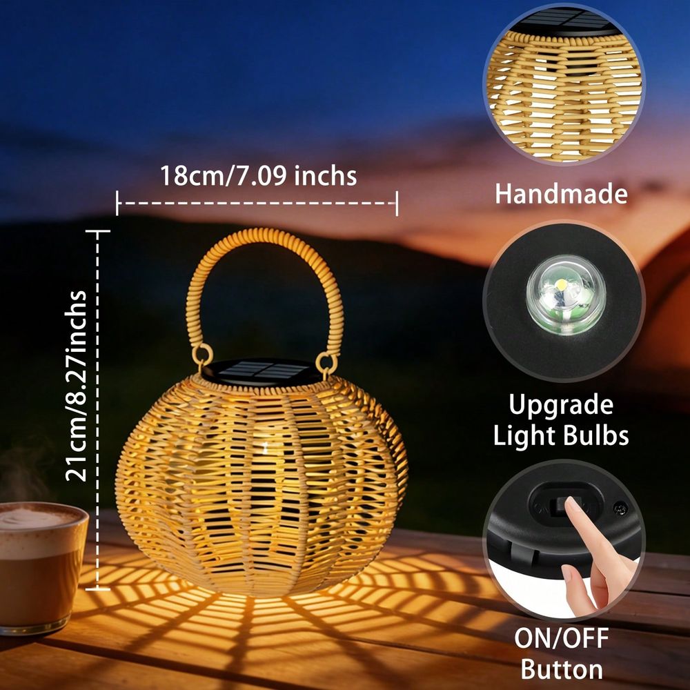 Rattanowa lampa solarna do dek – Home Decor Rattan recenzja i cena