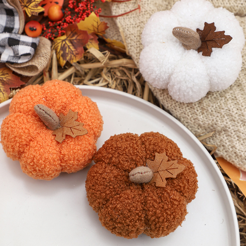 Puszysta pluszowa dynia, dekor – Home Decor Halloween recenzja i cena